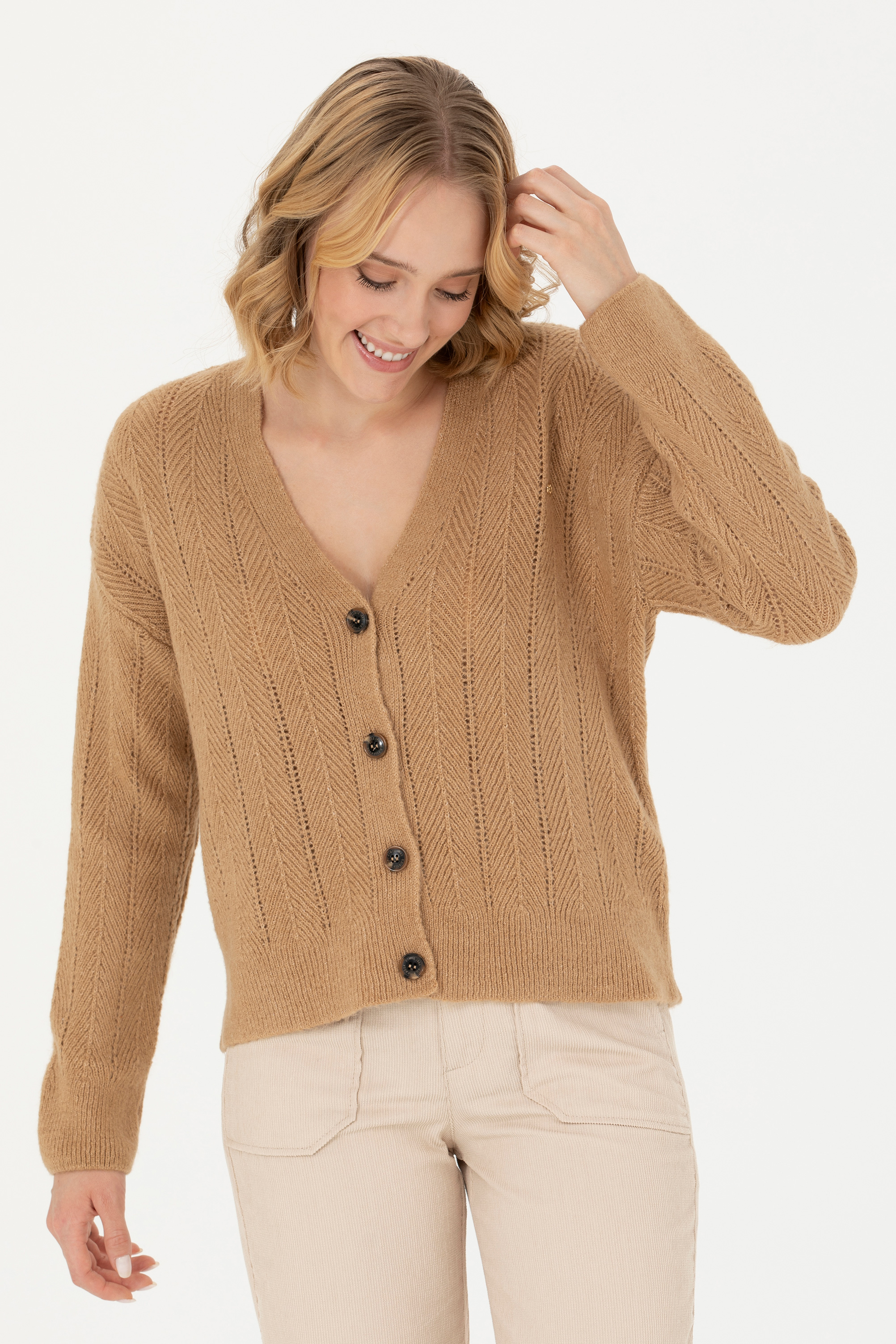 

Кардиган женский U.S. POLO Assn. G082SZ0TH0ROWE бежевый S, G082SZ0TH0ROWE