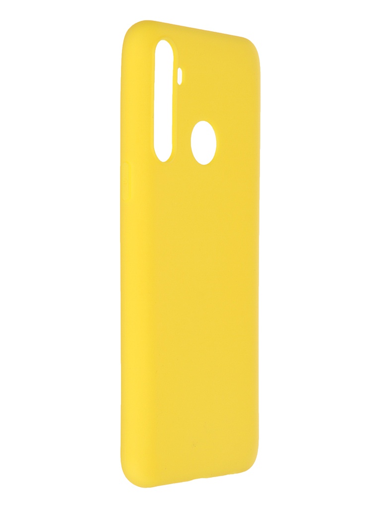 фото Чехол neypo для realme c3/5/6i soft matte silicone yellow nst18940