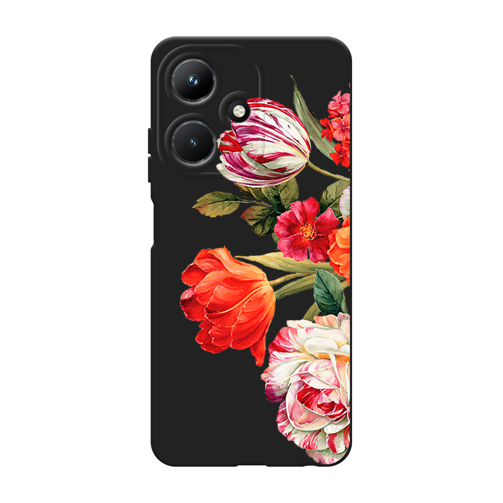 

Чехол Awog на Infinix Hot 30i "Весенний букет", Красный;розовый;зеленый, 3104152-1