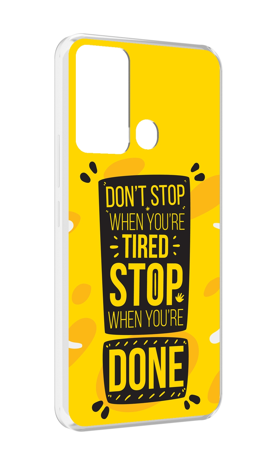

Чехол MyPads yellow-done для Infinix Hot 12i, Прозрачный, Tocco