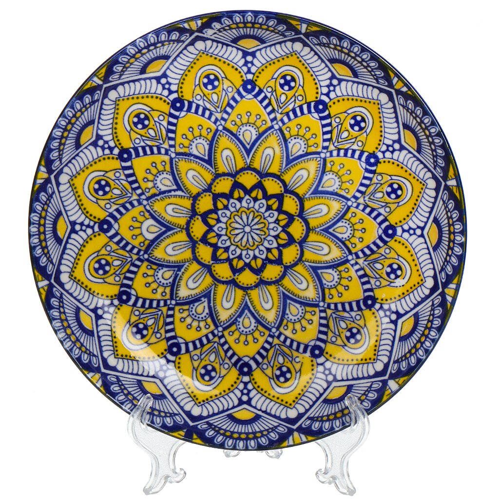 

Тарелка обеденная, керамика, 23 см, круглая, Мантра, Y6-6016