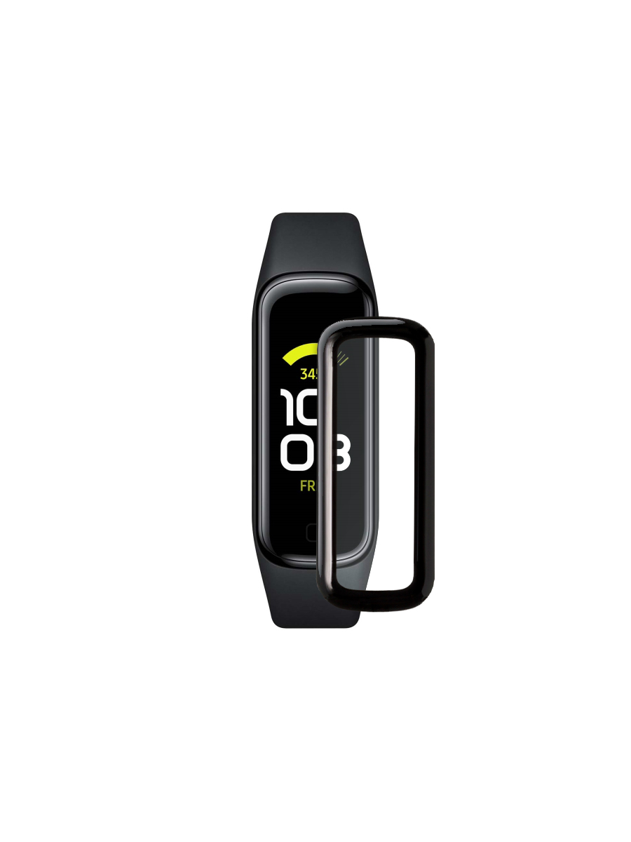 фото Защитная пленка для часов samsung galaxy fit 2 (sm-r220) черный zibelino