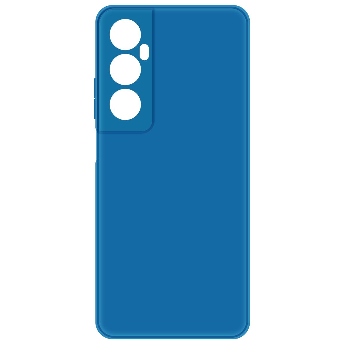 

Чехол-накладка Krutoff Silicone Case для Realme C65 синий