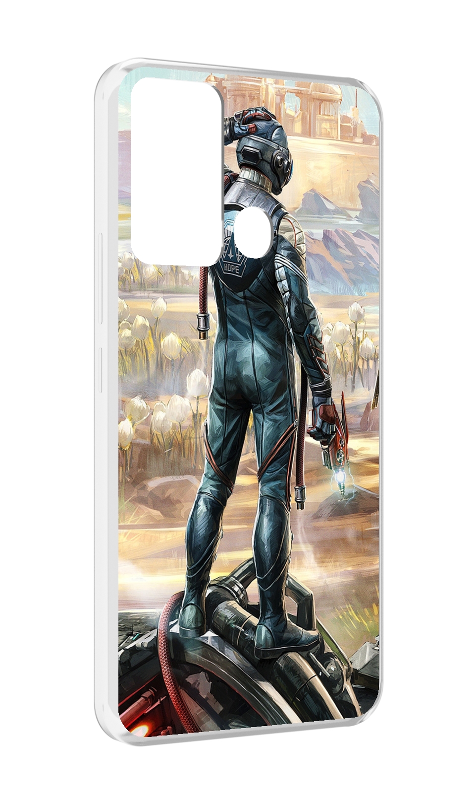 

Чехол MyPads the-outer-worlds для Infinix Hot 12i, Прозрачный, Tocco