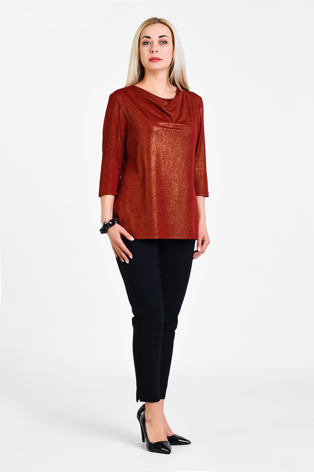 

Блуза женская OLSI 1910012 бордовая 52 RU, Бордовый, 1910012