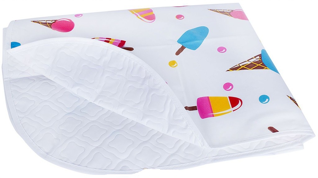 фото Клеенка непромокаемая на кровать canpol babies мороженое
