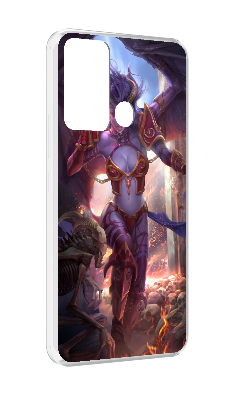 

Чехол MyPads queen of pain dota 2 для Infinix Hot 12i, Прозрачный, Tocco