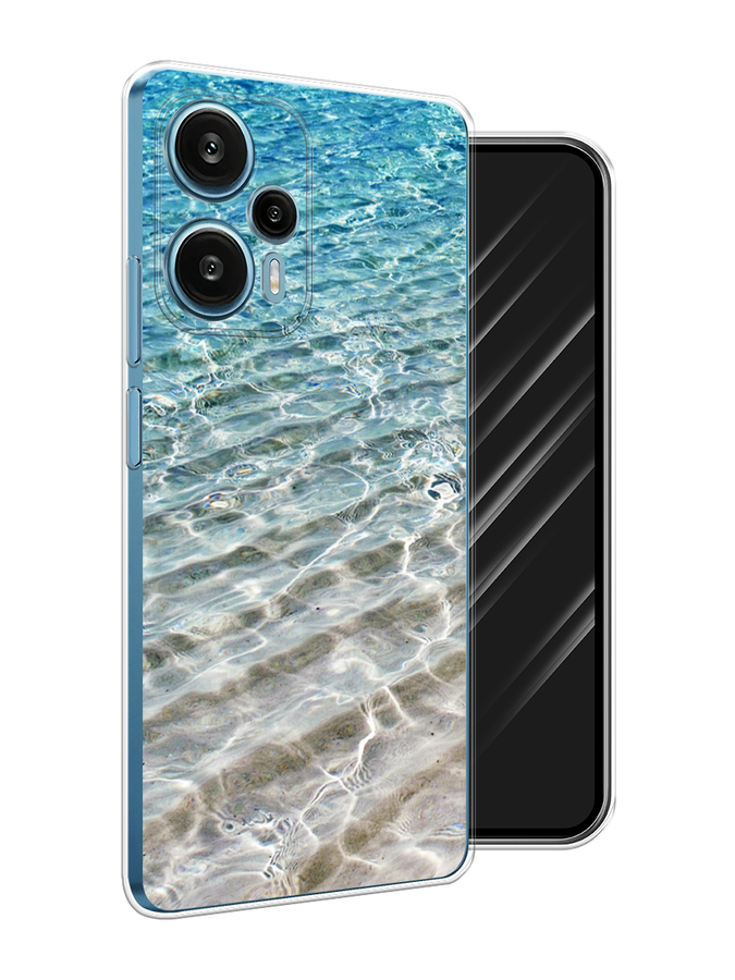 

Чехол Awog на Xiaomi Redmi Note 12 Turbo "Волны 10", Бирюзовый, 318450-4