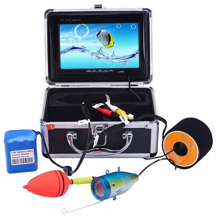 Подводная камера с записью 15 м для зимней и летней рыбалки EGP 7 дюймов LCD