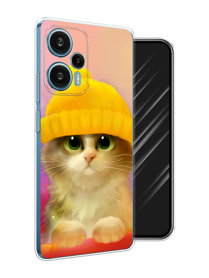 

Чехол Awog на Xiaomi Redmi Note 12 Turbo "Котенок в желтой шапке", Желтый, 318450-2