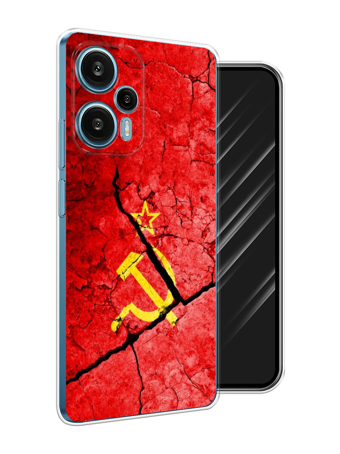 

Чехол Awog на Xiaomi Redmi Note 12 Turbo "СССР", Красный;черный;желтый, 318450-5