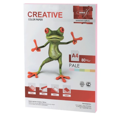 

Бумага для печати Creative Intensive розовая А4 80 г/м² 100 листов