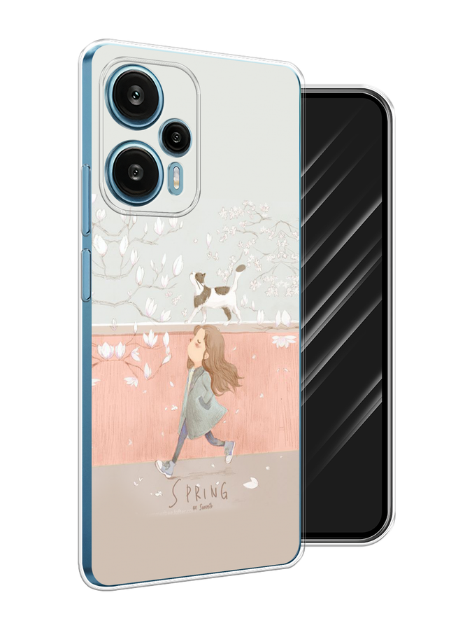 

Чехол Awog на Xiaomi Redmi Note 12 Turbo "Девочка-весна", 318450-7