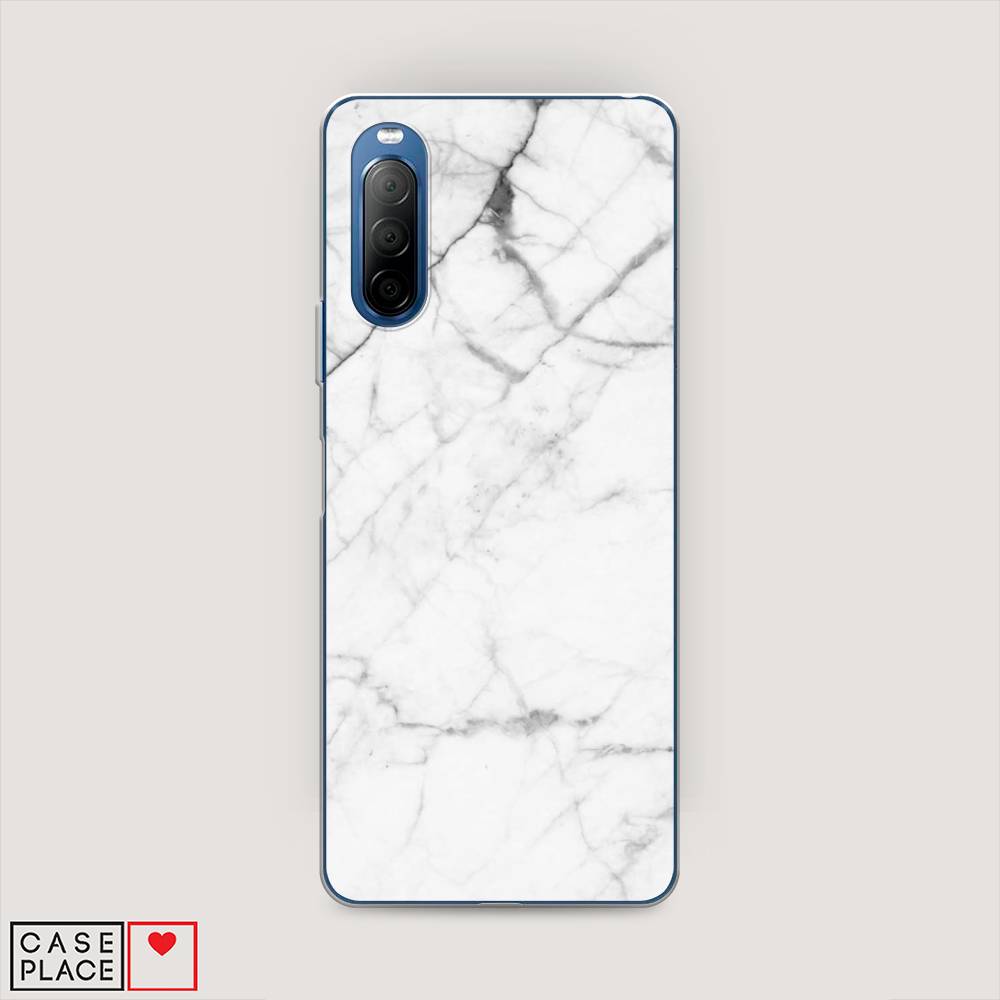 

Чехол Awog на Sony Xperia 10 II "Светлый мрамор", Разноцветный, 54650-3