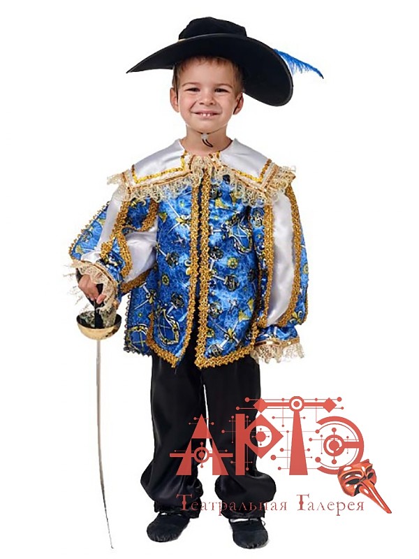 

Костюм карнавальный "Мушкетер сказочный" (Цв: Разноцветный Размер: 122 см), BA-5212