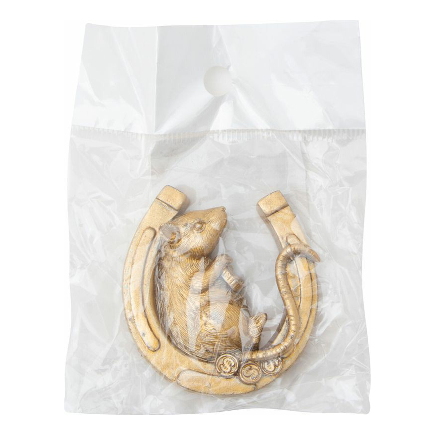 

Магнит Магия Праздника Мышонок декоративный 6,5x5x1,5 см