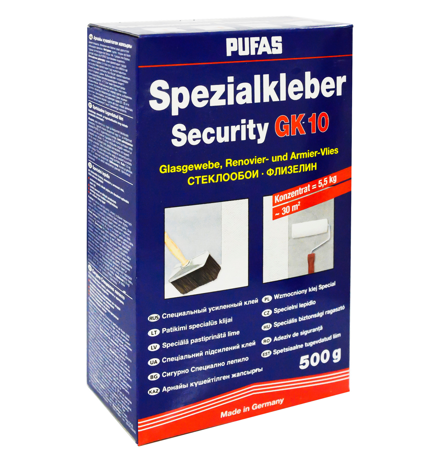 Клей обойный Pufas Security GK10 Специальный усиленный 500 г