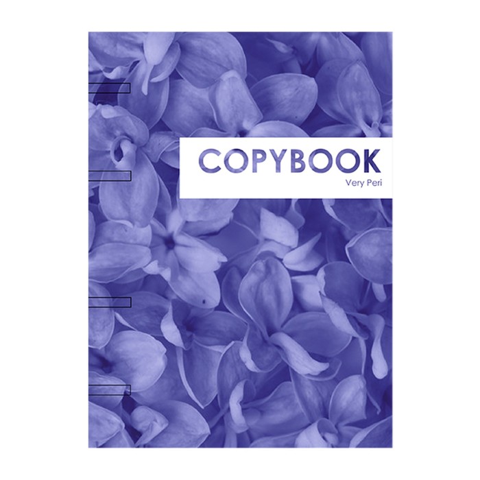 

Тетрадь на кольцах, в клетку, 80 листов CoopyBook. Very Peri, пластиковая обложка, блок оф