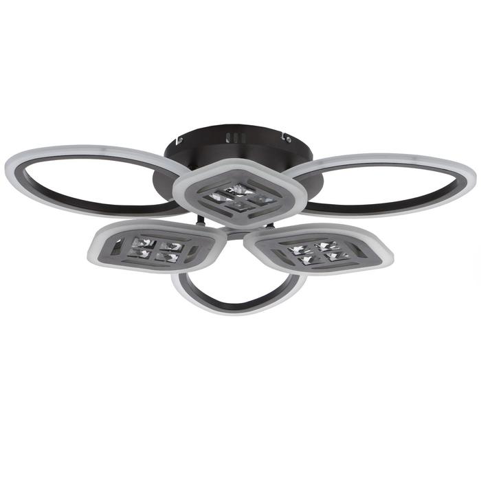 

BayerLux Люстра с ПДУ 1162/6CF LED 120Вт 3000-6000К диммер кофе 65х45х8 см