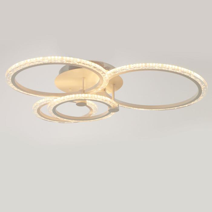 

BayerLux Люстра с ПДУ 71183/4 LED 121Вт диммер 3000-6000К белый 62х59х13 см