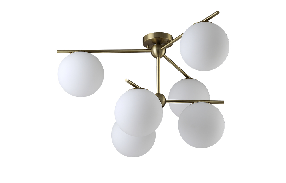 

Подвесная люстра Crystal Lux FELIZ SP-PL6 BRONZE/WHITE