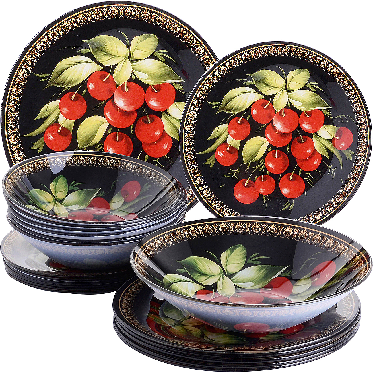 

Набор посуды LORAINE 30671, Красный