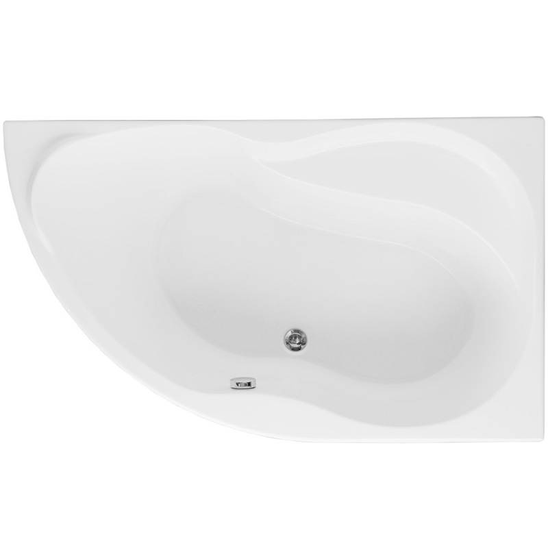 

Акриловая ванна Aquanet Graciosa 150x90 R 203941 без гидромассажа, Белый
