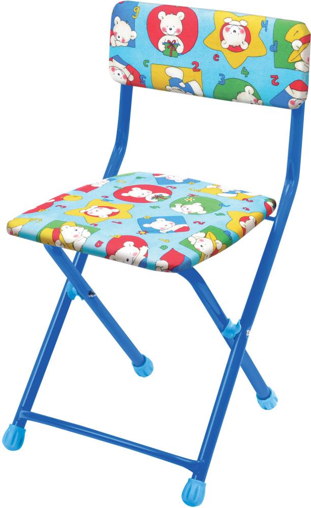Детский стул Ника складной, мягкий, флок, ника стул складной с мягким сиденьем