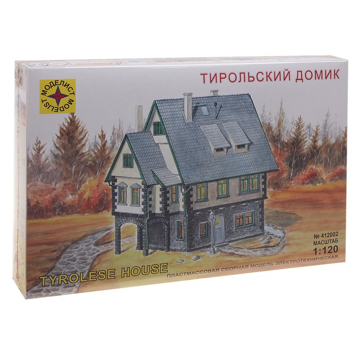 

Сборная модель Моделист Миниатюра Тирольский домик, 1/120 412002