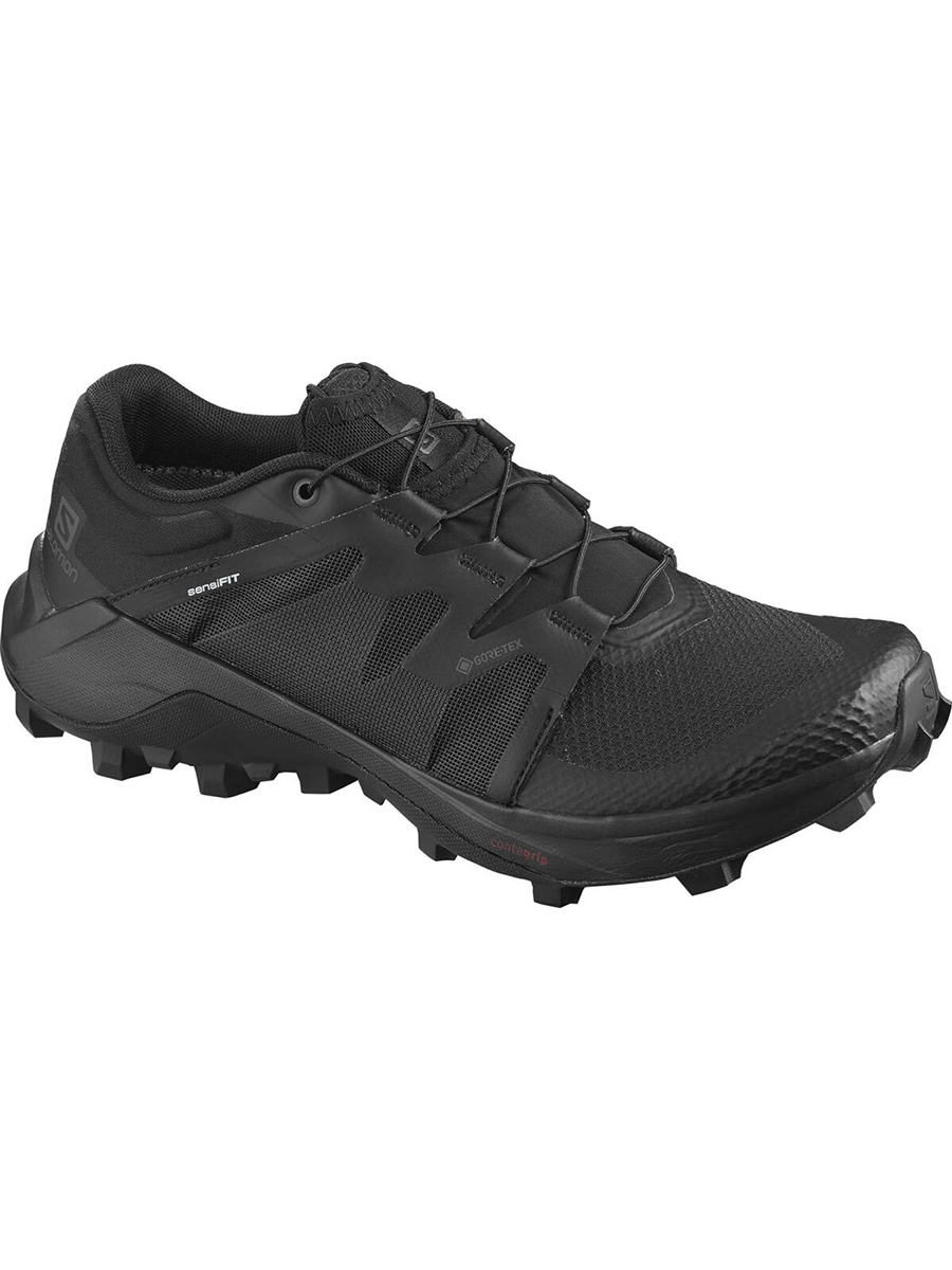 

Кроссовки женские Salomon WILDCROSS GTX черные 7 UK, Черный, WILDCROSS GTX