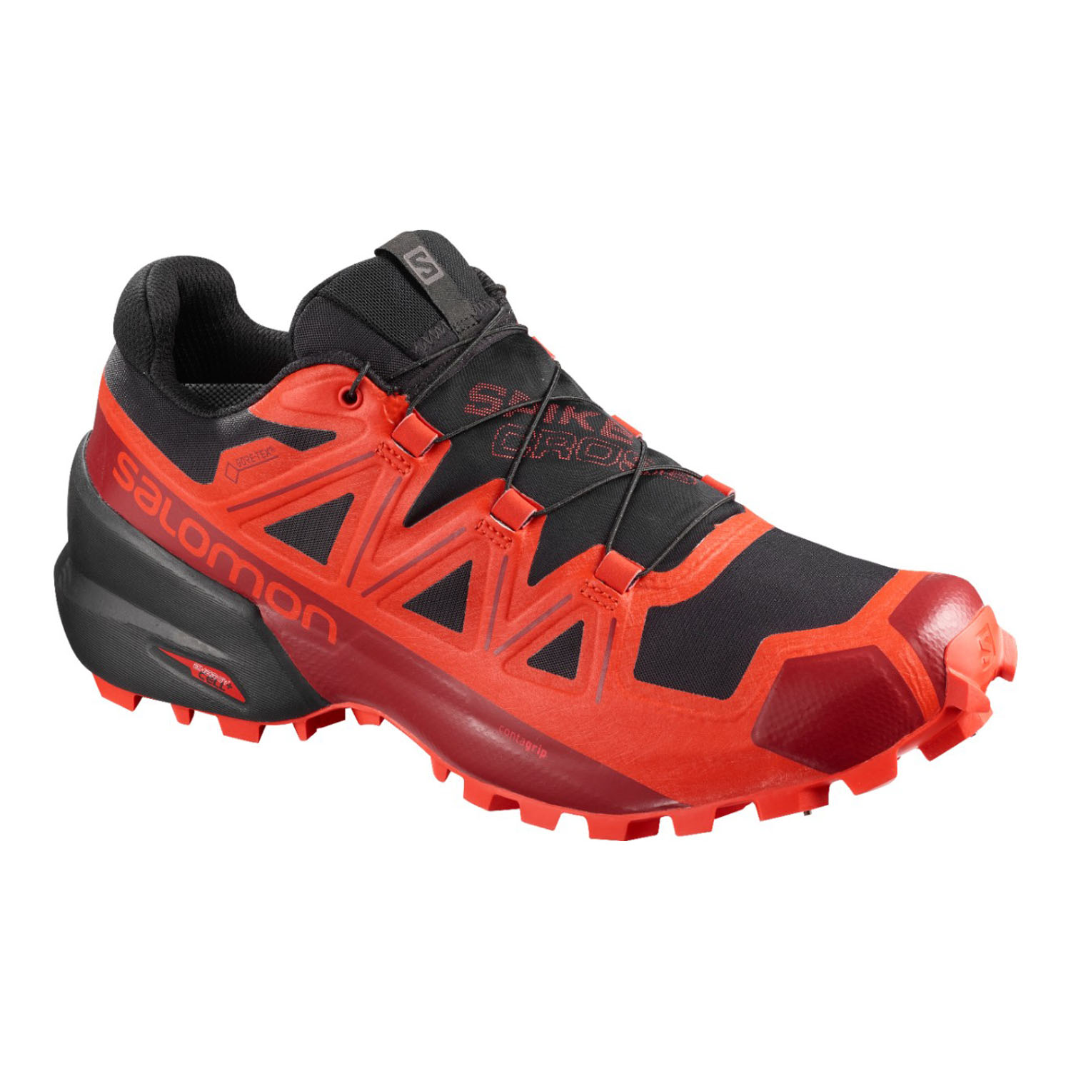 фото Кроссовки мужские salomon spikecross 5 gtx черные 7 uk