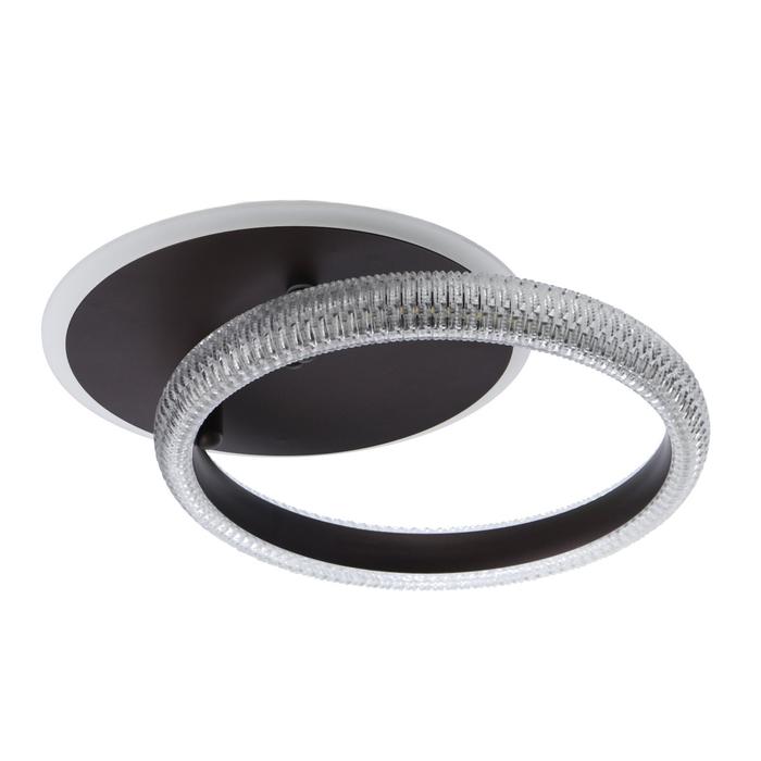 

BayerLux Люстра с ПДУ 1142/1 LED+подсветка 68Вт 3000К-6000К диммер кофе 41,5х34х10 см