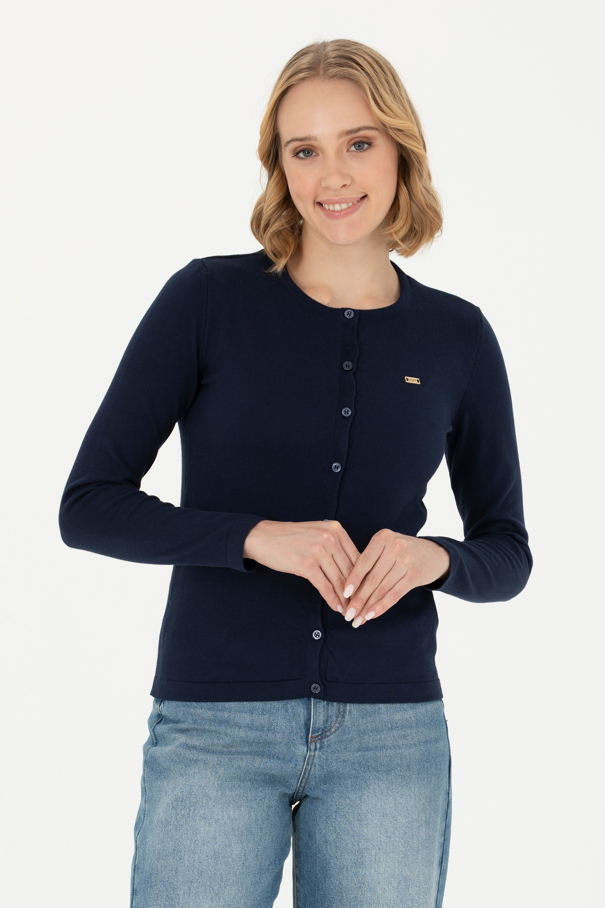 

Кардиган женский U.S. POLO Assn. G082GL0TH0GLT01-BSK23 синий S, G082GL0TH0GLT01-BSK23