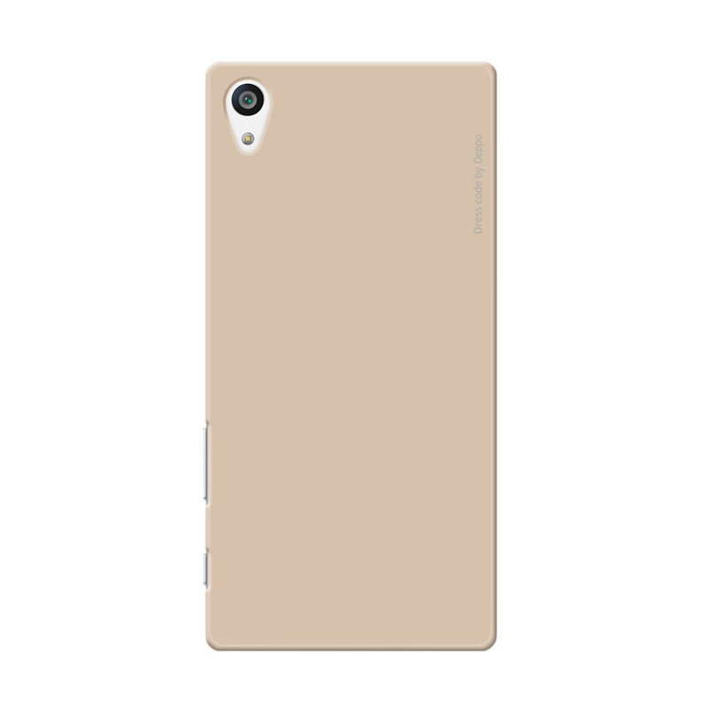 фото Deppa чехол deppa air case для sony xperia z5, золотой 83203