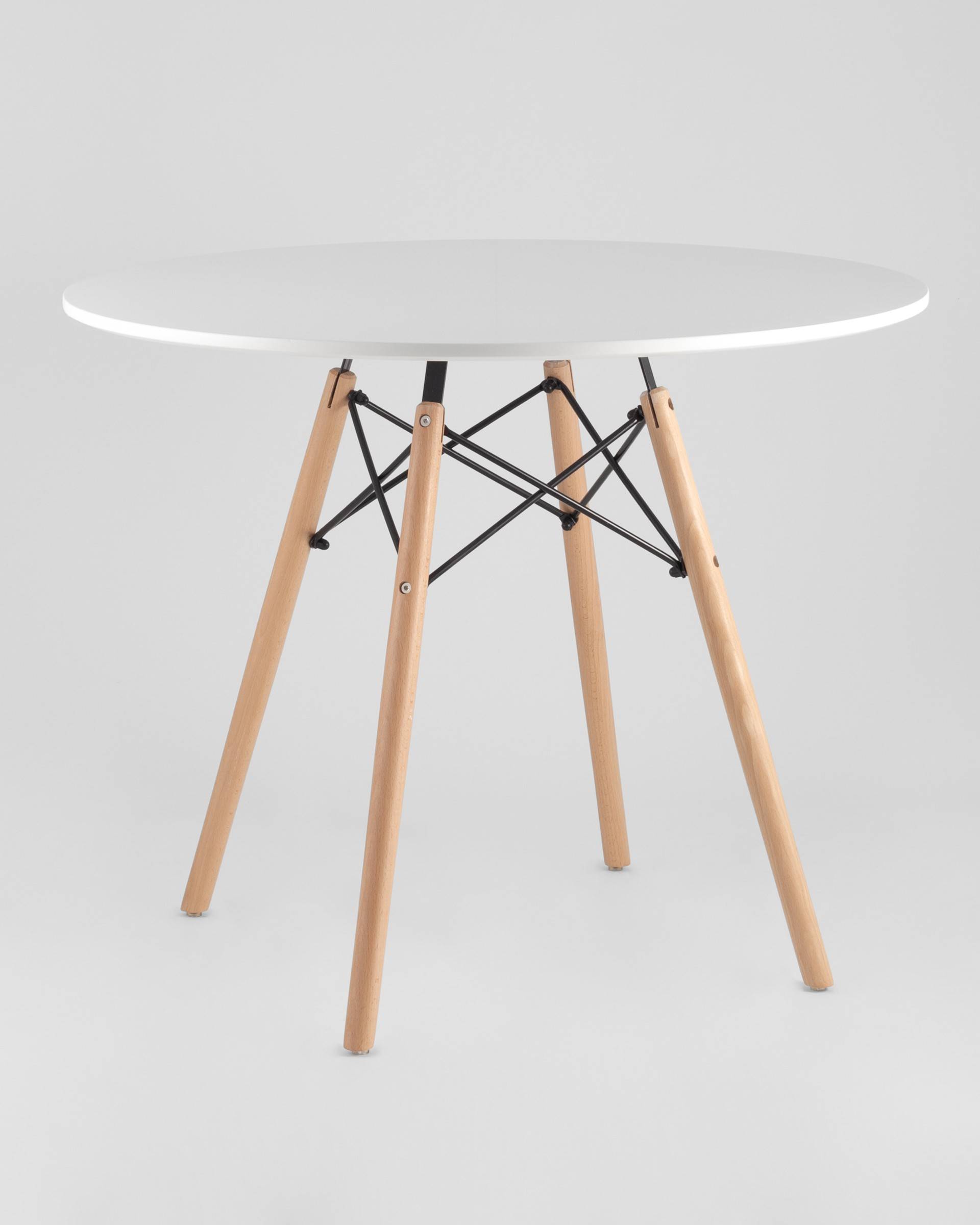 фото Стол stool group dsw d90 белый