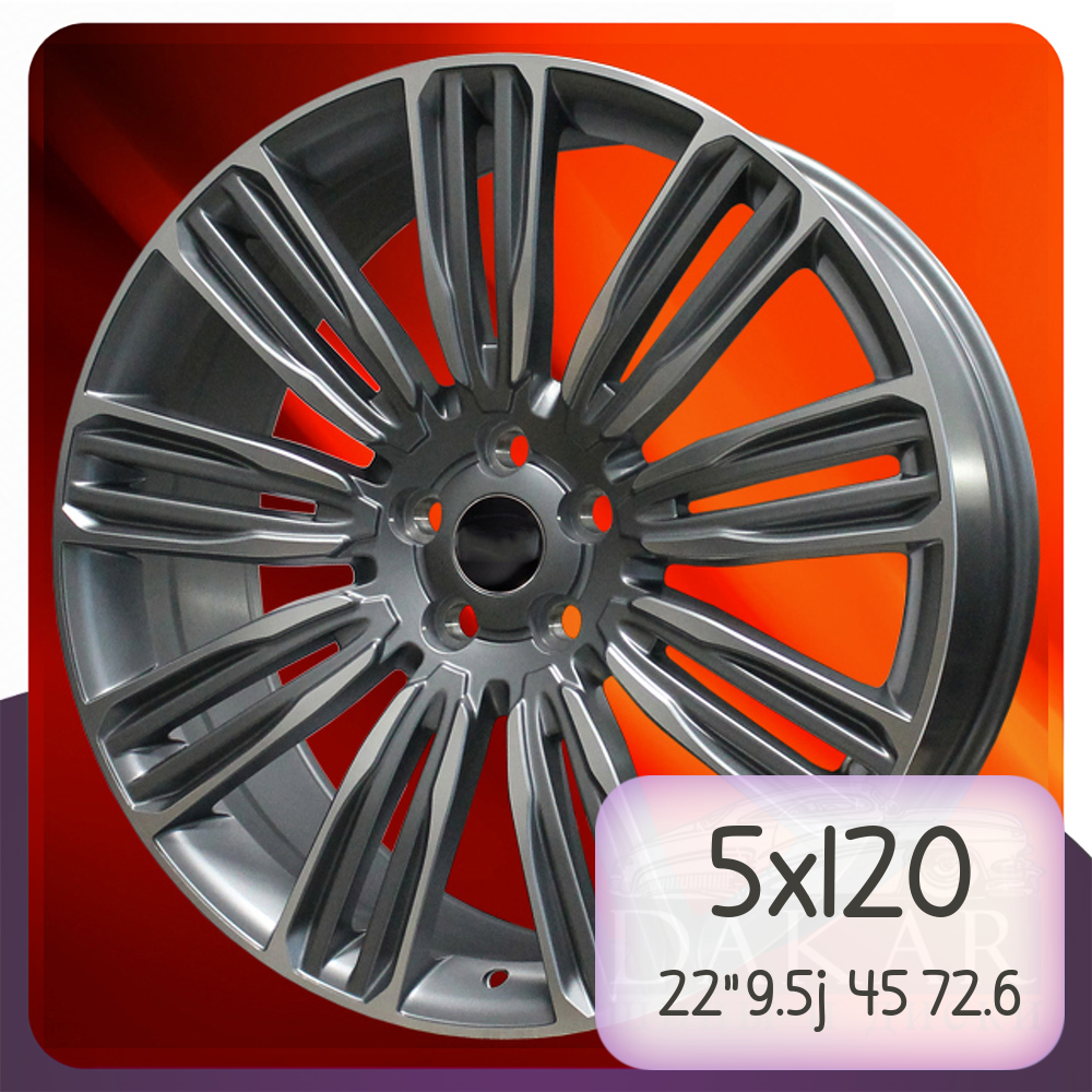 

Колесный диск DWS LR-9003 22"-9.5j 5x120 ET45 DIA72.6 MGFM, LR-9003