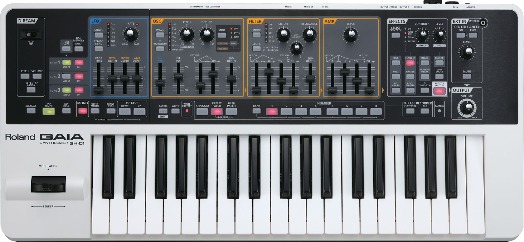 Cинтезатор Roland Gaia SH-01 76980₽