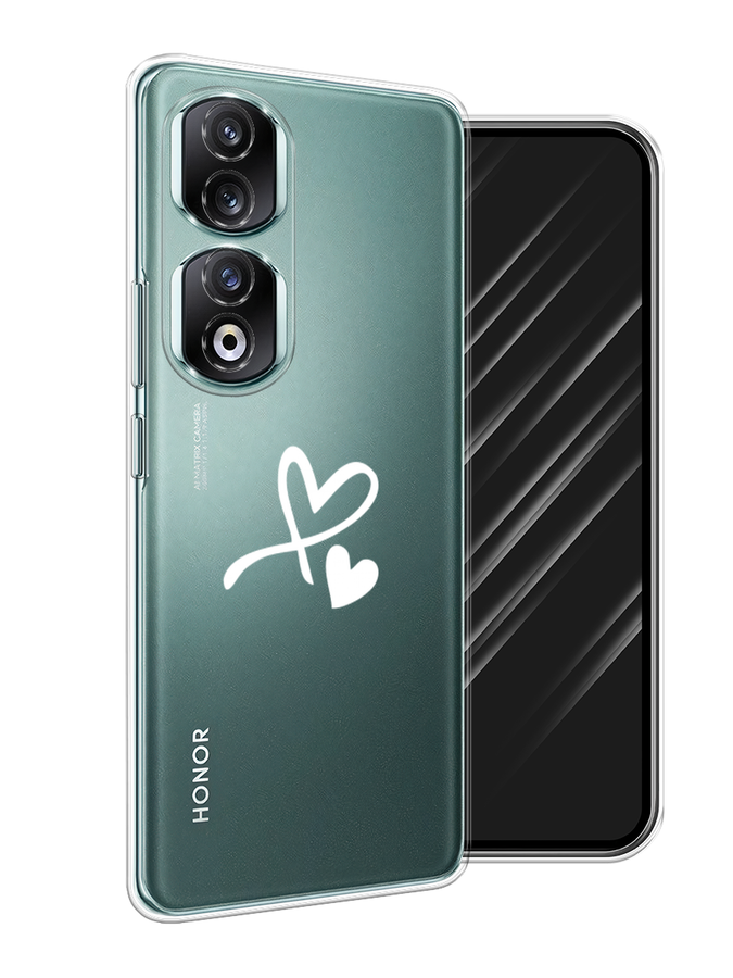 

Чехол Awog на Honor 90 Pro "Сердечко минимализм", Белый