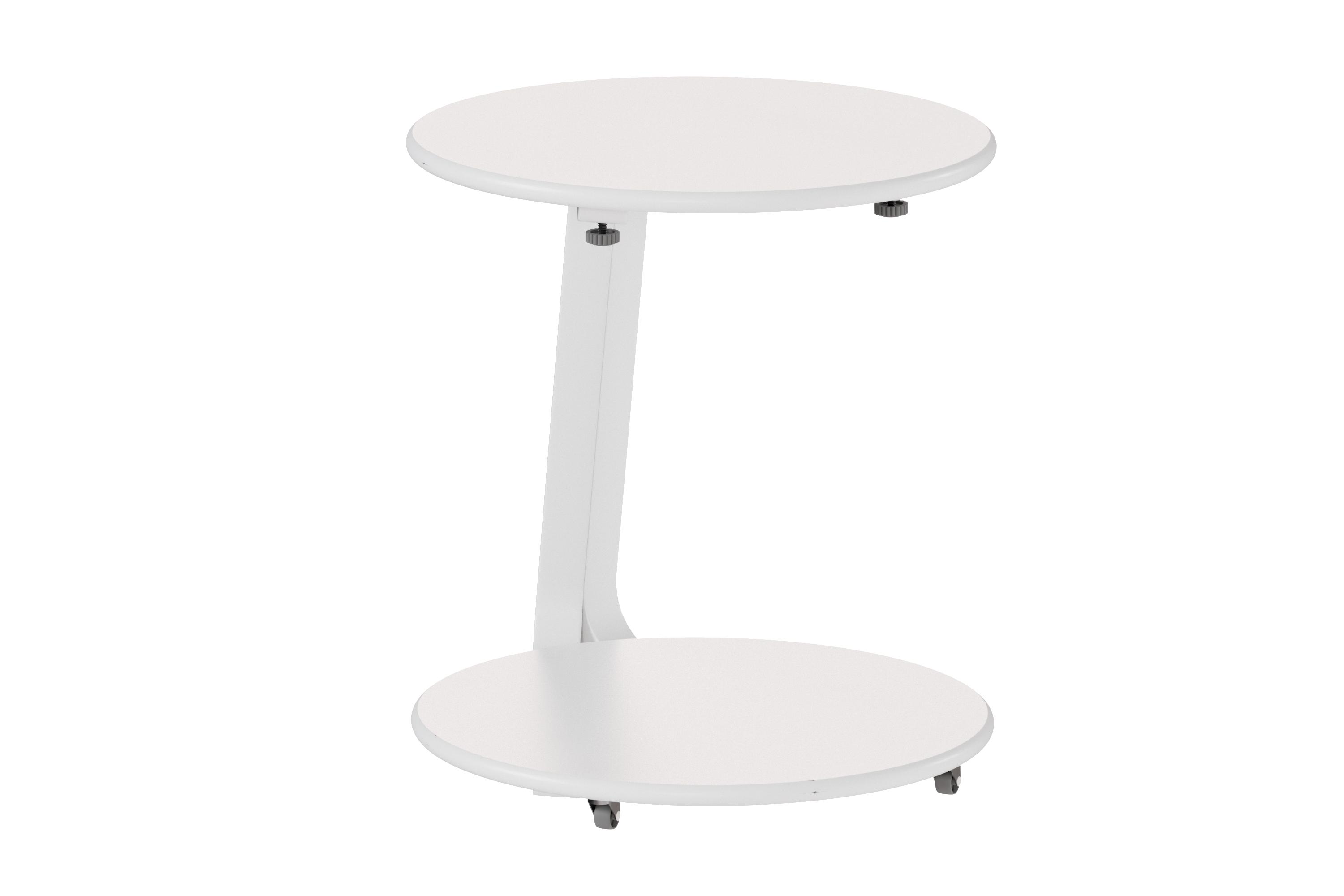 Стол приставной ТДК OPTIMA-1, Белый, на колесиках, 101807