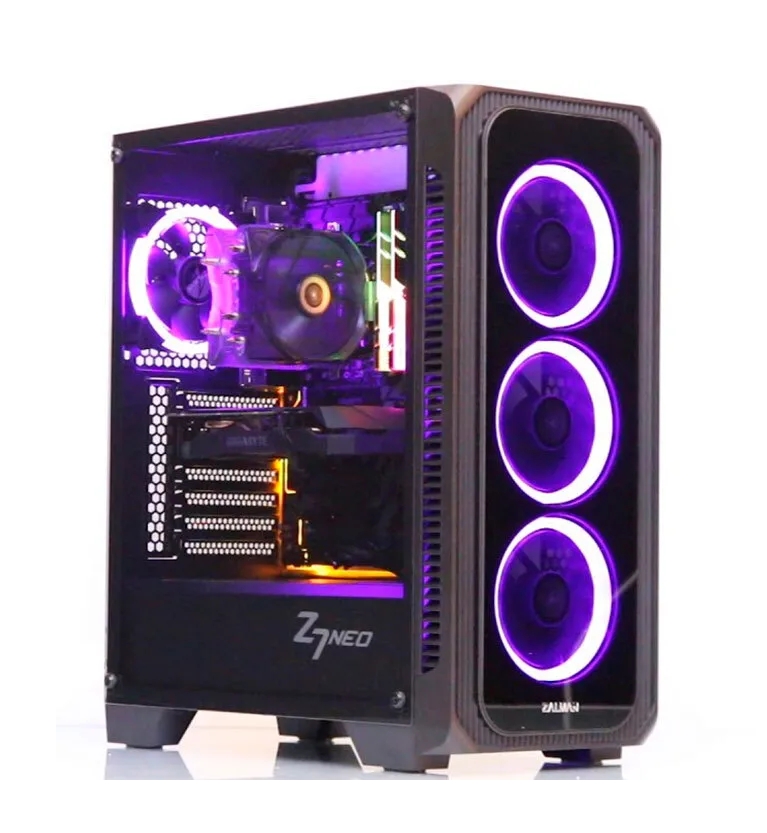 фото Системный блок preon game ryzen-582 black