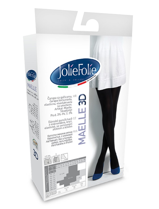 Колготки женские Jolie Folie JF MAELLE 120 3D коричневые 2
