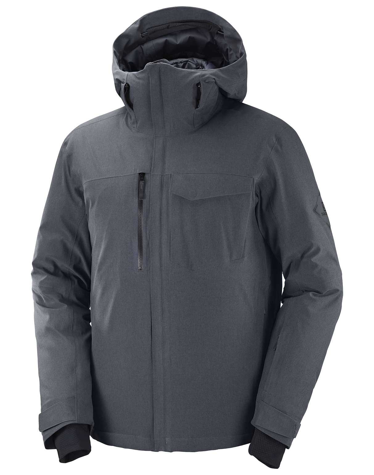 фото Куртка salomon arctic down, ebony/heather, xl int