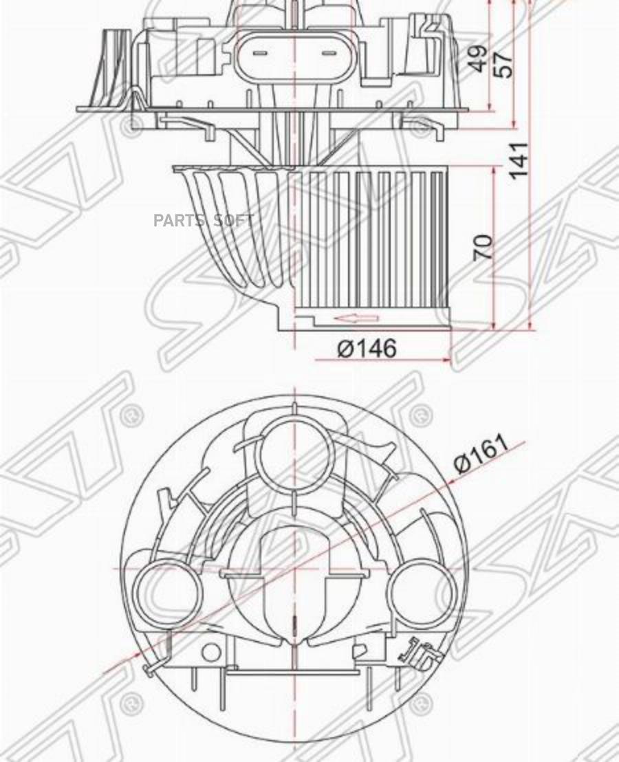 

Мотор отопителя салона RENAULT LOGAN 05-/DUSTER 10-/SANDERO 08-/LADA LARGUS 12-W/O A/C