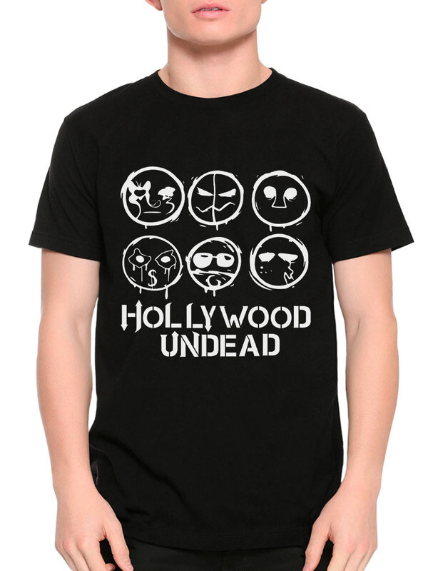 

Футболка мужская Design Heroes Hollywood Undead черная XS, Hollywood Undead