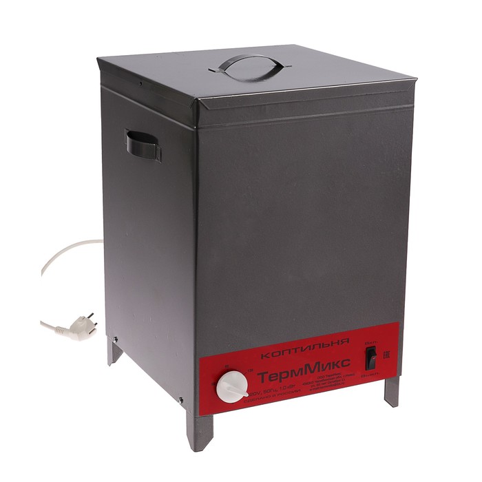 

Коптильня электрическая "ТермМикс", цельнометаллическая, 1000 Вт, регулировка температуры, Серебристый