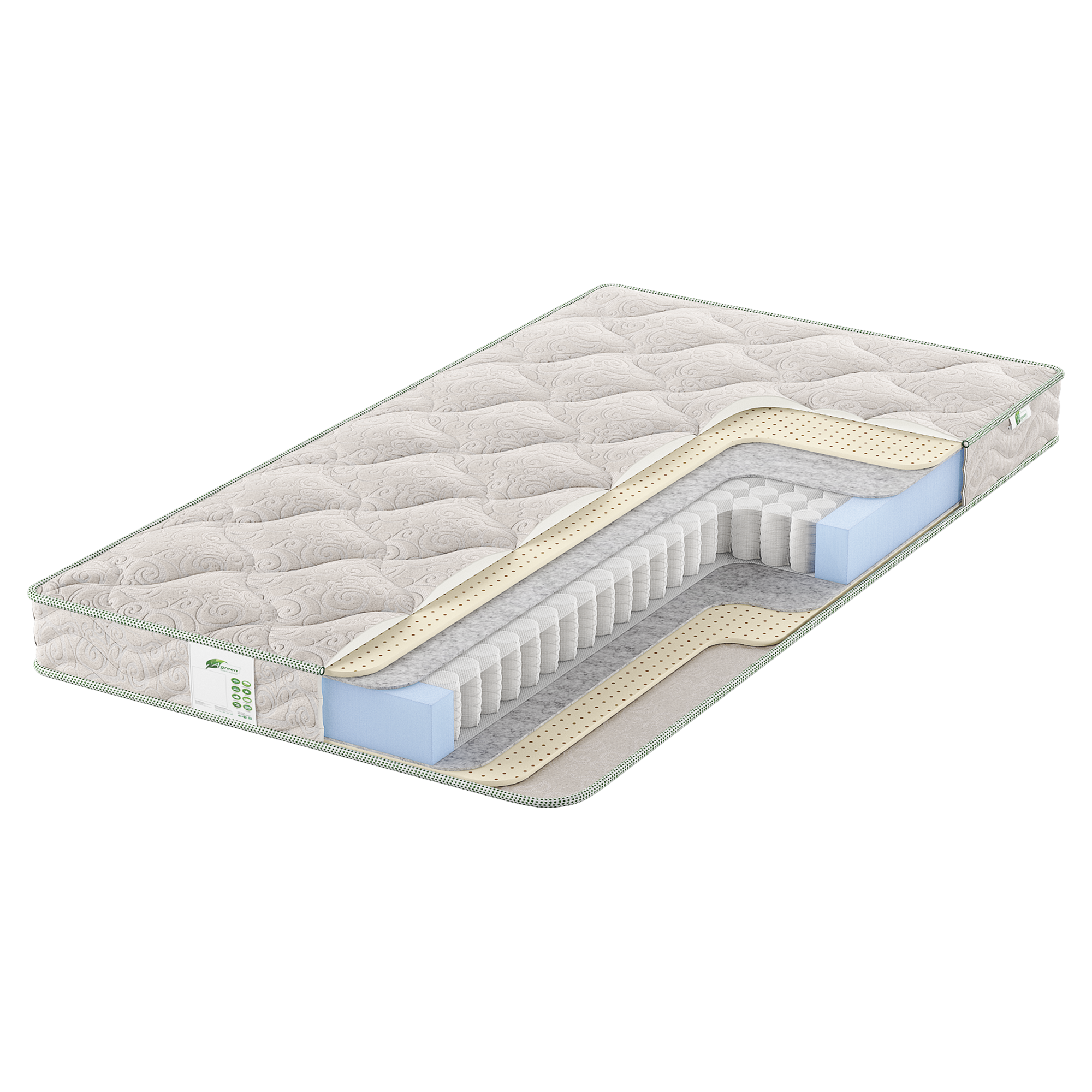 

Матрас Agreen Feel Oslo 180х200, Белый, Feel Oslo