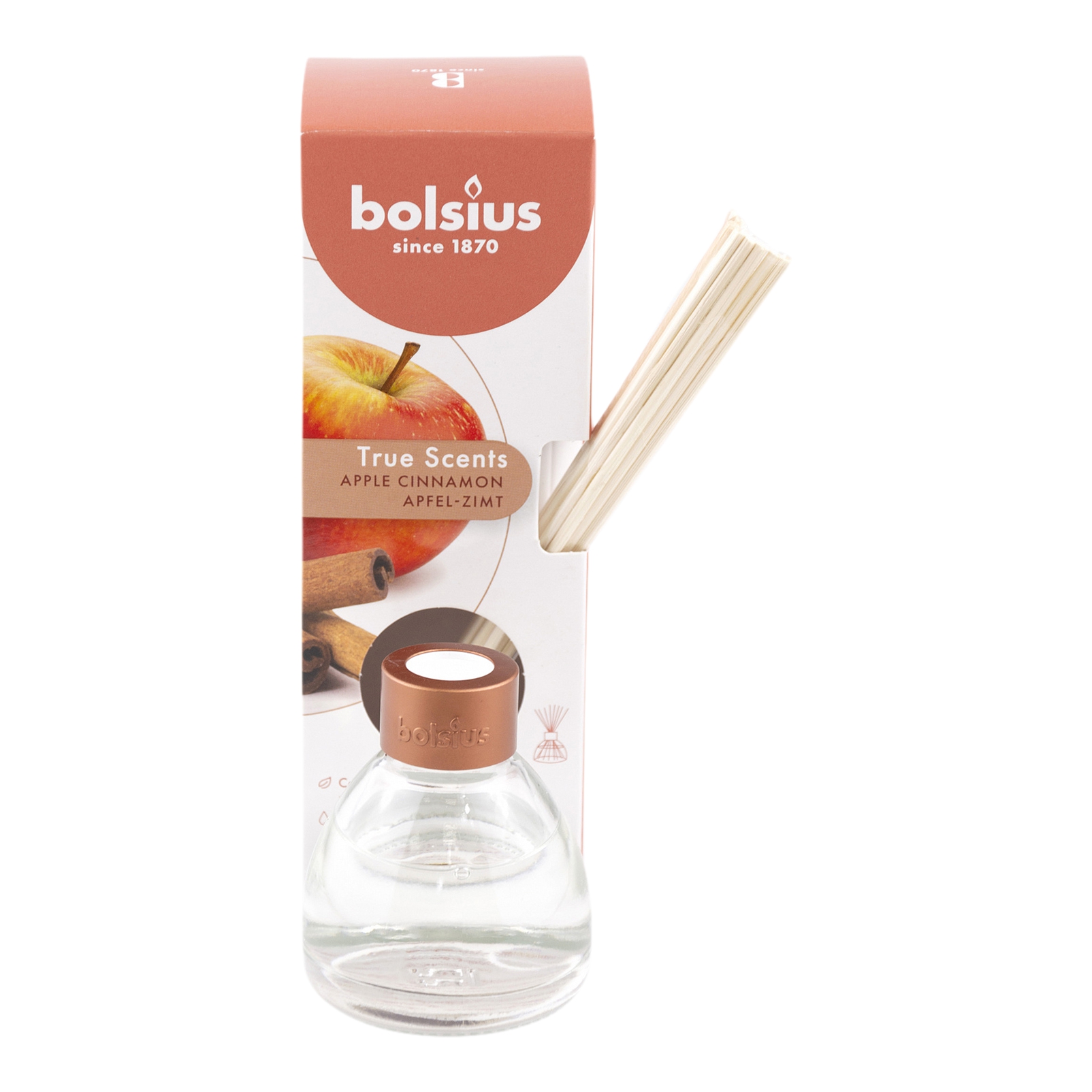 

Ароматический диффузор Bolsius true scents Яблоко и корица 45 мл