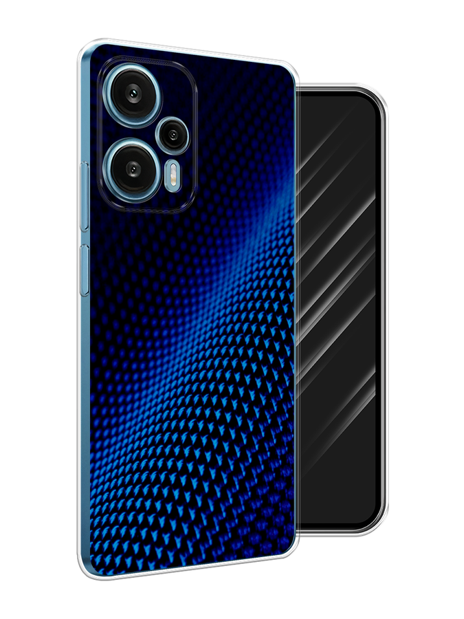 

Чехол Awog на Xiaomi Redmi Note 12 Turbo "Синий карбон", Черный;синий, 318450-3