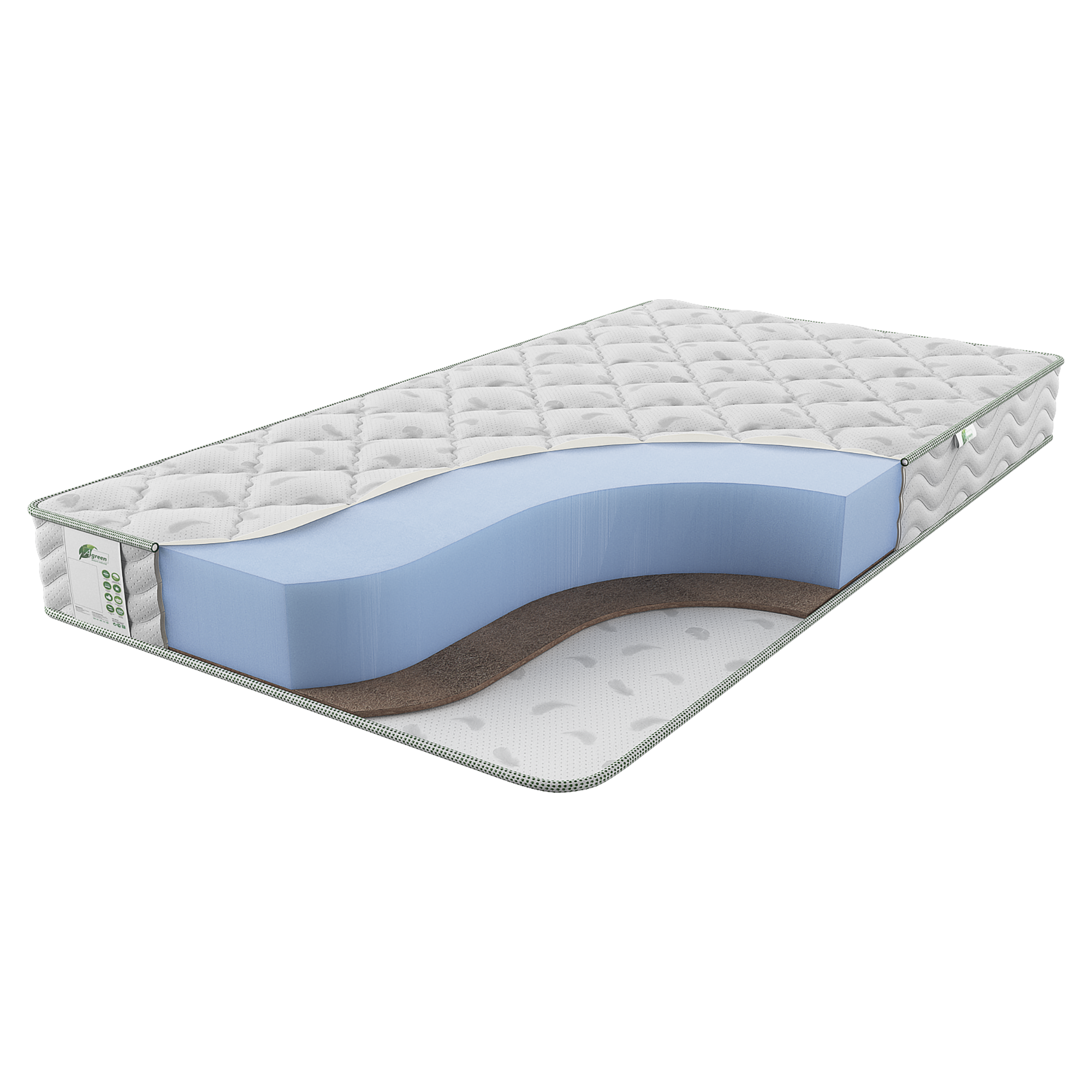 

Матрас Agreen Clean Amur 90х200, Белый, Clean Amur
