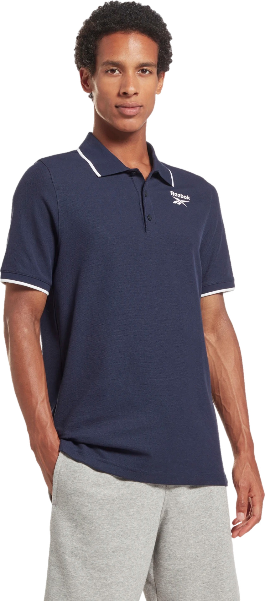 

Футболка мужская Reebok H49685 синяя XS, Синий, H49685